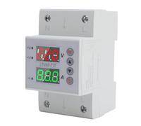 Tissting Link Over Under Voltage Protector Multifunctional Adjustable 120V 30A - AC Voltage Current Protector for Home Appliances, Motor Protection with Adjustable Delay and Displa