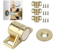 Tissting Magnetic Door Catches, Compact Zinc Alloy Magnetic Cabinet Catches with Silent Closure 50,000+ Cycles 4Pcs Set for Wardrobes Cupboards Kitchen Cabinets