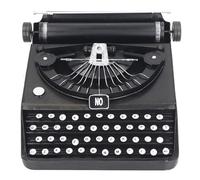 Tissting Mechanical English Typewriter, Handcrafted Vintage Iron Manual Typewriter Machine with Artistic Design for Home Office Decor, Cafe Bar, Study Room Ornament
