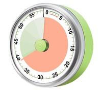 Tissting Mechanical Kitchen Timer, Countdown Timer Visual Timer Management Cooking Magnetic Timer Clock 60 Minutes Rotating Egg Timer for Cooking Classroom Fitness (Green-2)