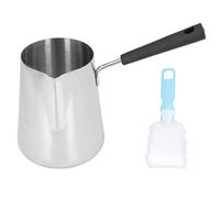 Tissting Milk Butter Warmer Pot 1000ml Stainless Steel with Heat Resistant Handle - Ideal for Melting Butter and Making Coffee Suitable for Home Kitchens and Restaurants