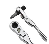 Tissting Mini 1/4 Inch 72-Tooth Ratchet Wrench Set with Socket and Bits - A Compact Reversible Chrome Vanadium Steel Ratchet for Tight Spaces Handyman Mechanics and DIY Enthusiasts