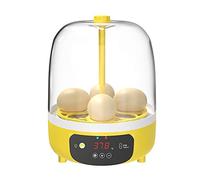 Tissting Mini Egg Incubator, Digital Incubators for Hatching Chicks, Holds 4 Eggs, Automatic Turner with Temperature and Humidity Control