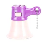 Tissting Mini Megaphone Toy Compact 7.7cm/3.03in Handheld Voice Amplifier with Recording Function - Portable Speaker for Kids Role Play Outdoor Activities School Events and Sports (Purple)