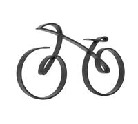 Tissting Minimalistic Bicycle Sculpture,Bike Ornament,Side Table Statue Decor,Bicycle Art Wall Decor, Bicycle Line Art Sculpture for Bicycle Lover