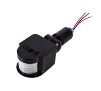 Tissting Motion Sensor Detector Switch, PIR Infrared Security Light 90-180 Degree Outdoor Wall Mounted Automatic On Off for Garden Pathway Security Lighting