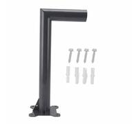 Tissting Mounting Kit for , Aluminum Alloy Heavy Duty Satellite Internet Dish Pole Mount for Roof Wall, Adjustable Sturdy Base Support for Satellite Signal Tower Installati (Long 17-32in)