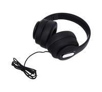 Tissting Over Ear Headphones Black - Foldable Memory Foam Ear Pads, Adjustable Headband, Universal 3.5mm Jack for Studio Recording, Mixing, Phone & Computer Use (Style 2)