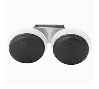 Tissting Palette Cup Double Oil Painting Pot Container with Lid, Plastic Large Mouth Art Oil Pot for Acrylic Watercolor Artists Supplies