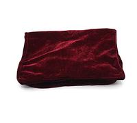 Tissting Piano Stool Dust Cover, Protector with Decorative Lace Trim, Breathable Soft Pleuche Fabric in 3 Colors for Piano Bench Accessories (Red)