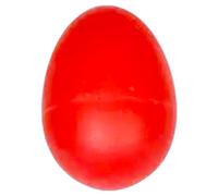 Tissting Plastic Egg Shaker for Music and Rhythm Activities , Lightweight Egg Shaker for Kids and Adults, for Home,Travel, and Kindergarten(3.5 x 2.5 inches / 8.9 x 6.4 cm) (Red)