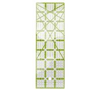 Tissting Quilting Ruler 9x3 Inch 22.86x7.62 Cm Acrylic Sewing Guide - High Quality Clear Ruler With Green Lines For Accurate Fabric Cutting Suitable For Quilting Sewing And Crafting Projects