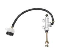 Tissting Rear Foot Brake Hydraulic Master Cylinder Pump Reservoir, Motorcycle Brake Master Cylinder Compatible with Dirt Bike ATV