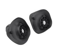Tissting Replacement Luggage Wheels Set, 2 Pcs PVC Single Roller Suitcase Accessory Silent Swivel Caster with Locking Brake, for Suitcase Travel Baggage and Small Furniture