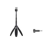 Tissting Selfie Stick Tripod 40cm/15.7in Extendable Quick Release Mounting Head - Versatile Foldable Stand for Sports Camera Vlog Live Streaming Photo Video Accessories