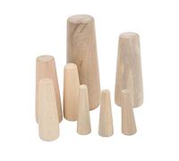 Tissting Set of 10 Marine Tapered Conical Thru-Hull Emergency Soft Wood Plugs Kit,Drain Stopper,Suitable for Boat Yacht