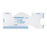 Tissting Sewing Ruler, 10x4cm/3.9x1.5in Aluminium Sewing Ruler, Quilting Ruler, Cutting Ruler, Portable Practical Seam Measuring Gauge for Drawing Cutting Pattern Making