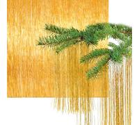 Tissting Shiny Tinsel Icicles Metallic Silver 5000 Strands Christmas Tree Decorations - Versatile Silver Tinsel For Parties And Celebrations Ideal For Christmas Birthdays New Year And Disco Events