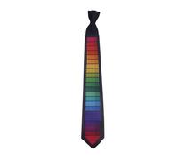 Tissting Sound Activated LED Light Up Tie with 5 Lighting Modes - Voice Activated Glow Party Accessory for Men Women DJs Raves Carnivals Costume Parties