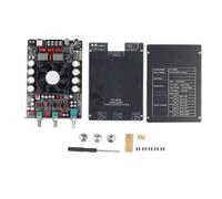 Tissting Sound Amplifier Board 220W 2 Channel Audio Receiver Module DC12-36V 5A XY T220H - Dual Channel Power Amp for Home Theater TV Smartphone Laptop, Independent Treble Bass Adj