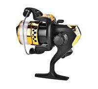 Tissting Spinning Wheel Fishing Reel, Sturdy Electroplated Steel Wire Cup with Foldable Rocker Arm, 5.1:1 Gear Ratio, 200 Type for Boat and Lake Fishing