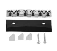 Tissting Stainless Steel Guitar Roller Nut 43mm, Replacement for TL and ST Models, Enhances Tuning Stability and Playability,for Electric Guitars,Suitable for Various String Gauges