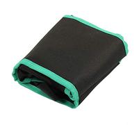 Tissting Tool Waist Bag 56x16cm/22.1x6.3in Multiple Pockets Organizer - Professional Garden Electrician Tool Storage with Adjustable Waist Strap for Various Workers and Maintenance (Black&Green)