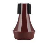 Tissting Trumpet Mute ABS Plastic Practice Mute with Sponge - Reduces Volume 30-40% for Quiet Practice at Home, Ideal for Beginners and Students to Play Without Disturbing Others (Brown Red)