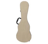 Tissting Ukulele Hard Case for 23in Ukulele with Lock, Linen Lining, and Storage - Protective Carrying Box with Foam Padding for Small Guitar, Accessories, Performances, and Travel