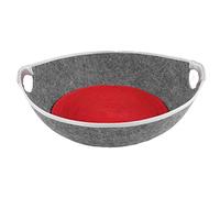 Tissting Universal Cat House Cat Litter Kennel SemiClosed Pet Nest Sleeping Bed Approx 48cm Breathable Pet Bed Four Seasons Universal (Grey)