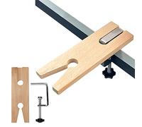 Tissting V-Shaped Hardwood Workshop Bench Dowel Jewelers Couch Pin Clamp with Fixing Tool Fret Saw Pew Pin Jewelers Making Processing Tools