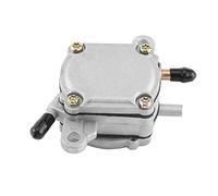 Tissting Vacuum Fuel Pump Petcock, High Performance Aluminium Fuel Valve with Vacuum Pulse Hose for GY6 50CC 150CC 250CC Engine Scooters Mopeds Go Karts, Motorcycle Gas Pump Replacement