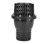 Tissting Water Pump Foot Valve, Low Pressure PVC Check Valve Prevents Backflow 4 Inch for Home Kitchen Bathroom Water Source Tanks and Suction Pipes