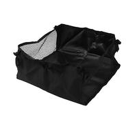 Tissting Wheelchair Under Seat Storage Bag, 600D Oxford Cloth Movable Underneath Basket with Large Capacity for Rollator Walker Accessories Black