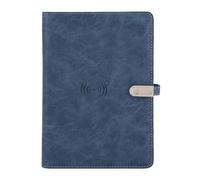 Tissting Wireless Charging Notebook 80 Sheets 15W 8000mAh Night Light 16GB Memory - Multi Function Notepad with File Storage for Writing Learning Office Business Travel Use with Bu