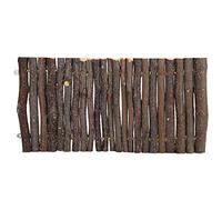 Tissting Wooden Arch Bridge for Small Pets Cool Applewood Accessory with Three Sizes - Hamster Rabbit Cage Ladder Tunnel Shelter in 10x20cm 12x23cm 15x25cm Natural Wooden Pet Habit (L)