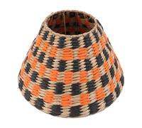 Tissting Woven Table Lamp Shade for E27/E14, 11.6x6.5in/29.5x16.5cm, Hand Crafted Minimalist Lampshade for Home Decor, Hotel, Restaurant Lighting Ambience (Type 2)