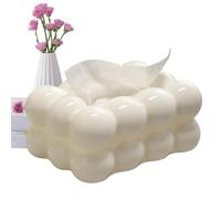 Tissue Box Bubble, Tissue Storage Box, Face Paper Organiser Dispenser, Marshmallows Rectangular Tissue Dispenser, Creative Cosmetic Tissues Box