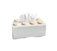 Tissue Box Building Blocks Organizer No Drill Bathroom Storage Wall Mounted Toilet Paper Hand Towels Bathroom, Bedroom, Dinner Table, Office