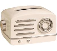 Tissue Box, Ceramic Rectangle Tissue Box Holder in Silver and Brown(Silver)