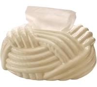 Tissue Box， Ceramic Tissue Box Holder Multicolor 20x16x10cm(Beige)