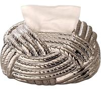 Tissue Box, Ceramic Tissue Box Holder Multicolor 20x16x10cm(Silver)