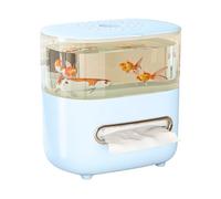 Tissue Box Cover - PP, Tissue Holder, Lightweight | Long-lasting Aquarium Decor, Tissues Cover Small Fish Tank For Home Decor Living Room Bedroom Bathroom Office Apartment Hotel Farmhouse Indoor