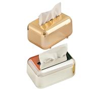 Tissue Box Cover Rectangle - Luxury Storage and Elegant Design | Napkin Holder Kitchen Case | Modern Decorative Organizer for Bathroom, Bedroom, Office, Living Room, Laundry Room, Countertop