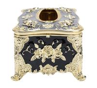 Tissue Box Cover Rose Patterned European Style for Bedroom Office