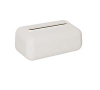 Tissue Box Cover Tissue Box With Rounded Corners for the Home Desktop Built-in Spring Loaded Drawer Box Tissue Box Holder(White)