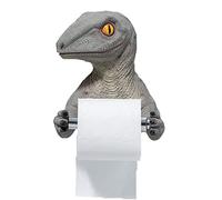 Tissue Box Creative Resin Wall Rack Toilet Paper Holder Cartoon Dinosaur Towel Rack Bedroom Roll Holder Statue Bathroom Decor,b