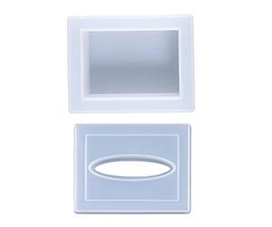 Tissue Box Crystal Epoxy Resin Mold Jewelry Storage Napkin Holder Silicone Silicone Molds for Epoxy Resin