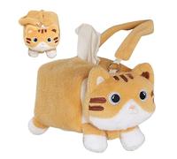 Tissue Box for Car - Cat Car Napkin Holder Tissue Box,Cute Decor Storage Organizer Napkin Dispenser for Headrest RV Armrest Backseat Auto SUV Driver Travel Road Trip Home