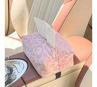 Tissue Box for Car - Leopard Print Zipper Pouch, Stylish Tissue Holder Auto Organization with Easy Access, Portable Travel Friendly Design, Perfect for Truck, Suv, Sedan, Backseat, Dashboard Road Trip